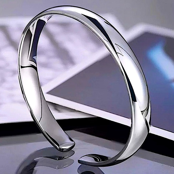 Stampd Jewelry - Sterling Silver Cuff Bangle Bracelet